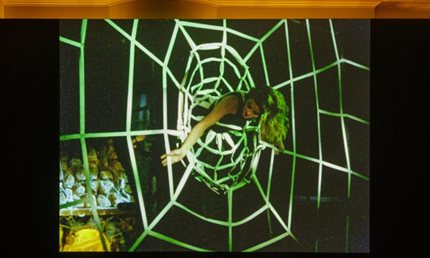 Tangled web: an installation view pf Ericka Beckman's Cinderella (1986) Photograph courtesy Zabludowicz Collection, © Tim Bowditch