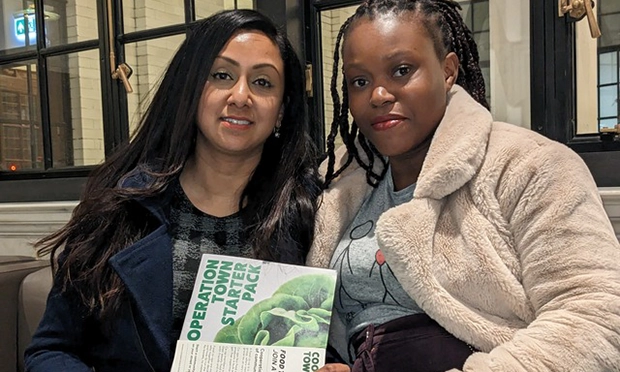 Fateha McDaniel and Caroline Nalwoga of Gospel Oak Corporation Town